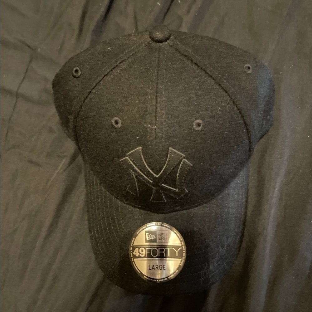 Black Baseball Cap with Logo